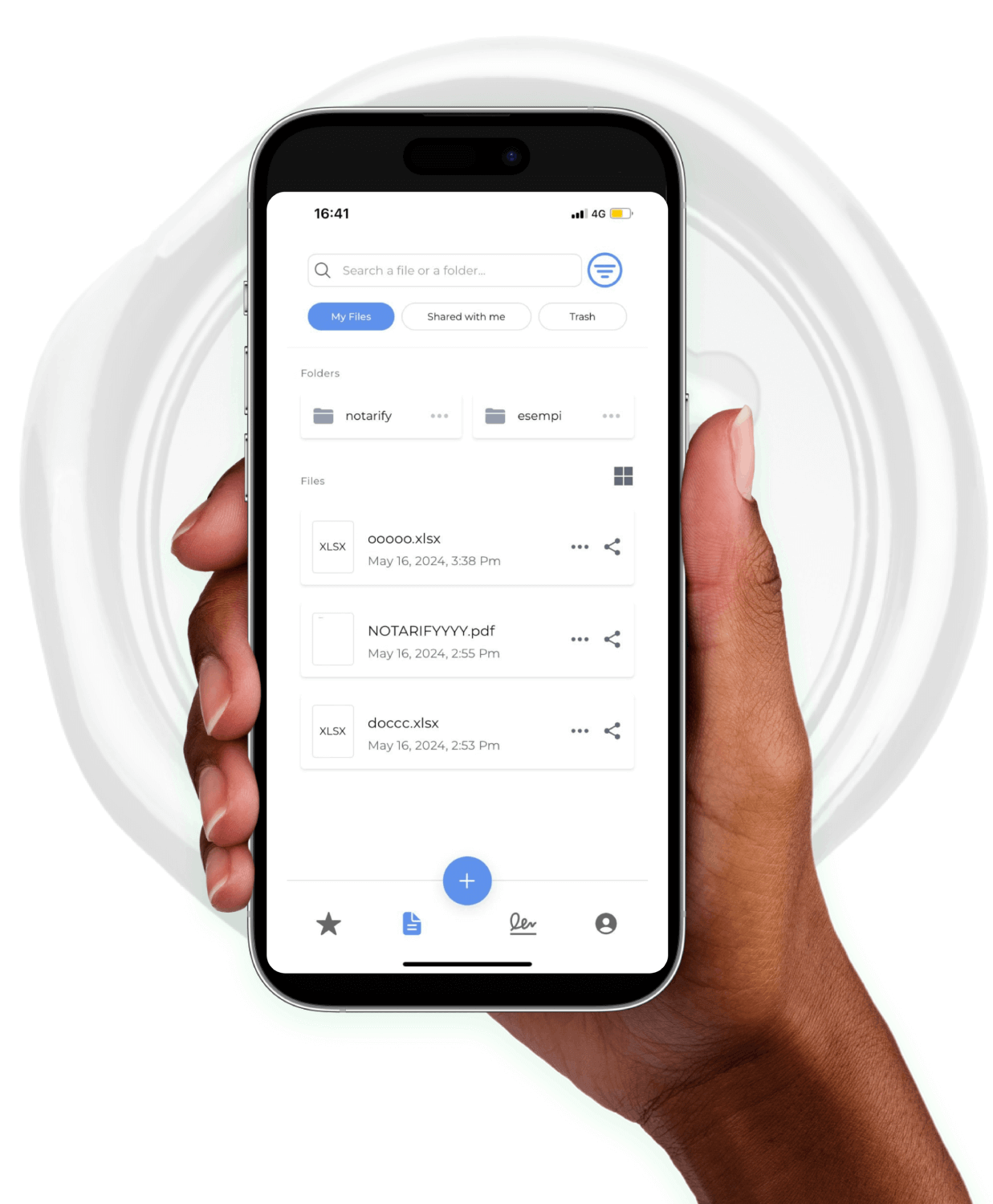 Applicazione mobile di Notarify4